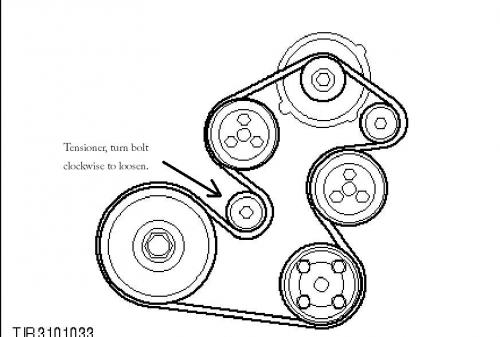 Auxilliary drive belt for 1996 Galaxy 2.3 - Ford Galaxy Club - Ford ...