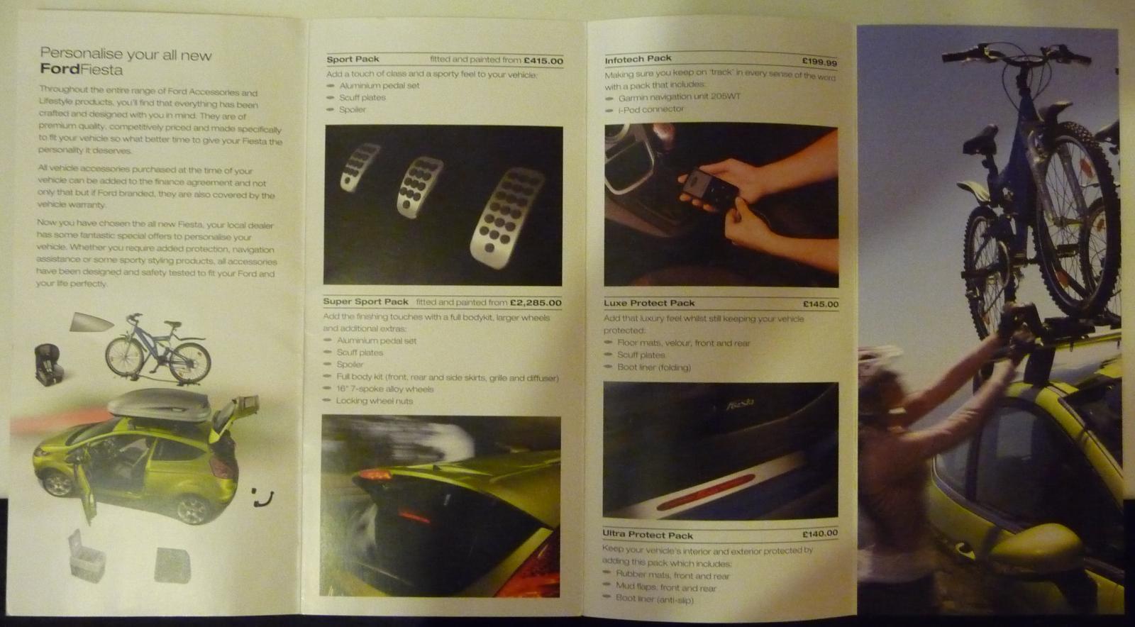 Ford Fiesta Accessory Brochure 2009 Part 1