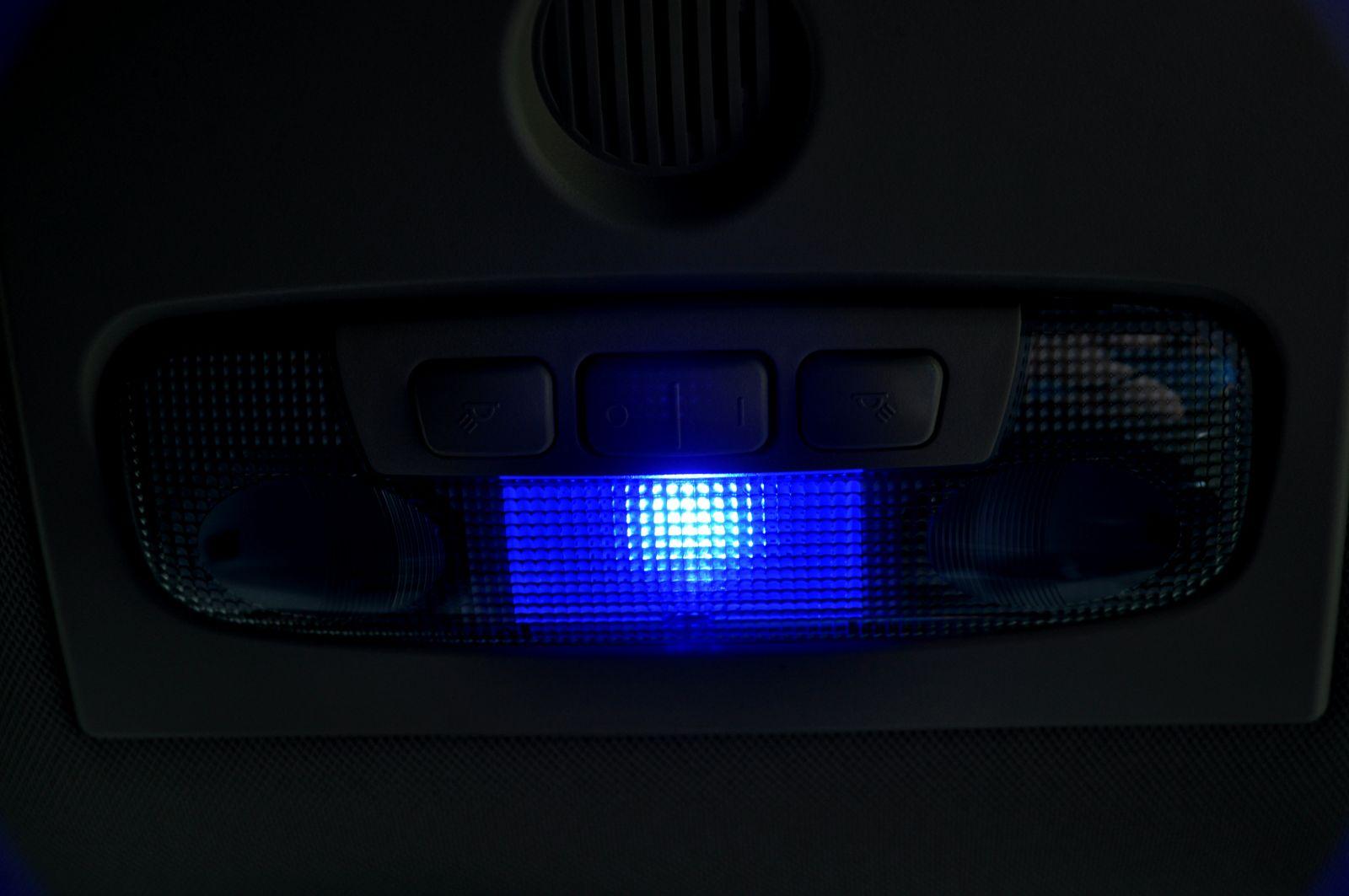 2014 Candy Blue Fiesta Zetec S Interior Light Front