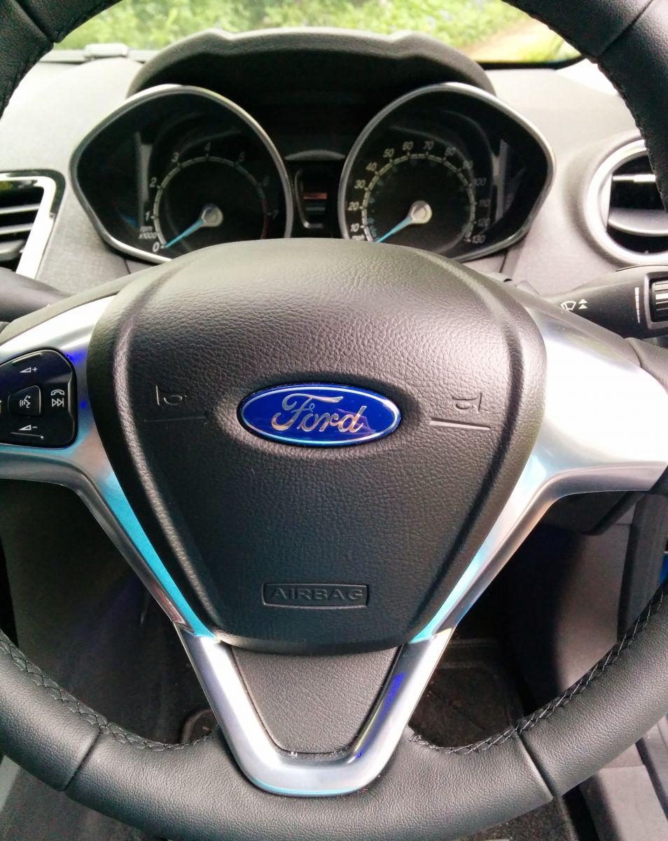 2014 Candy Blue Fiesta Zetec S Steering Wheel Original