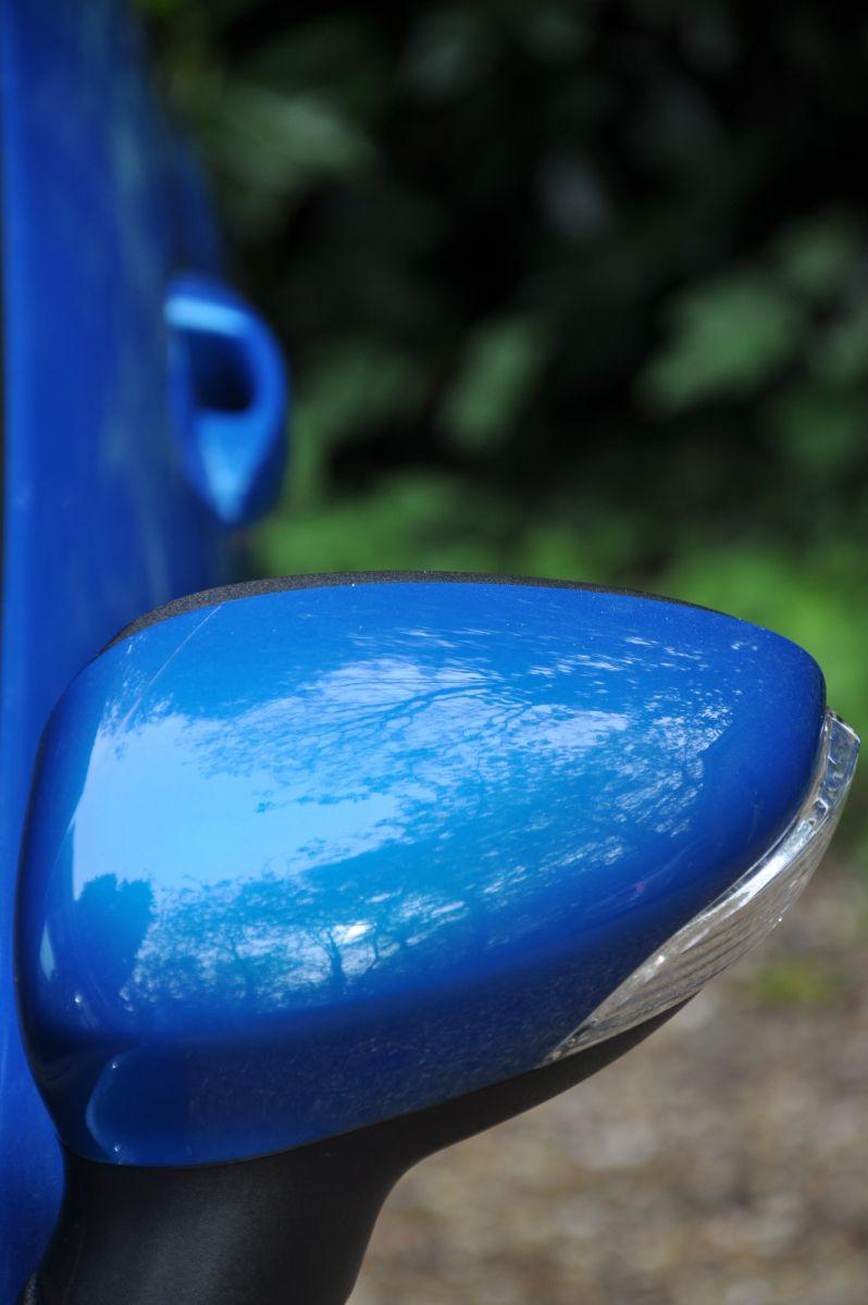 2014 Candy Blue Fiesta Zetec S Left Door Mirror