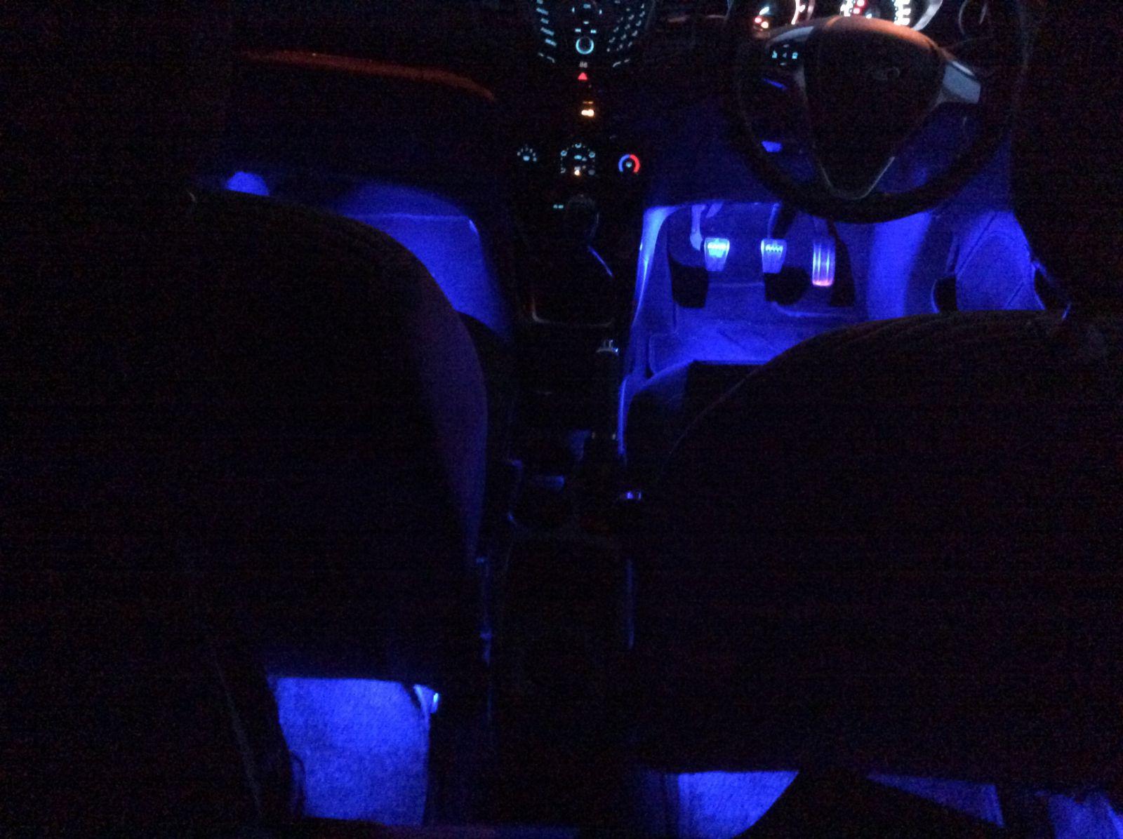 501 LED front footwell and "custom" under seat LED strip
