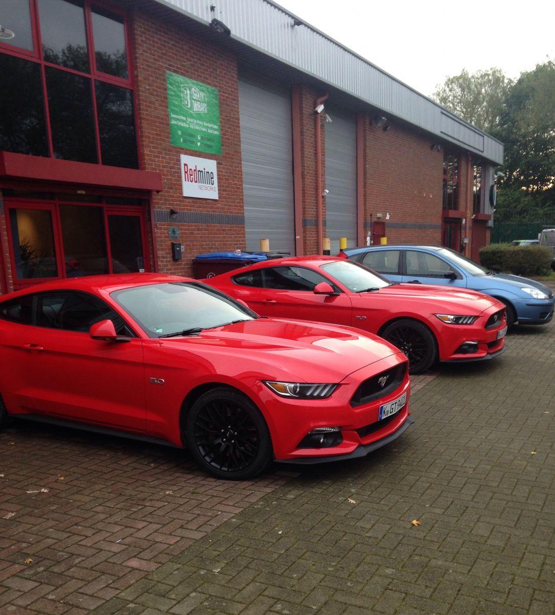 x2 Mustangs for the new Castrol Edge Ad