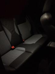 Rear seats with LED light