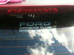 Ford Owners Club Sticker 3