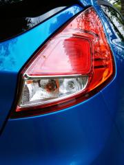 2014 Candy Blue Fiesta Zetec S Rear Indicator Orange