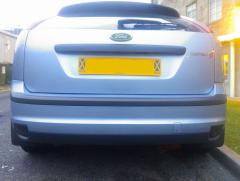 rear end with zetec s badge