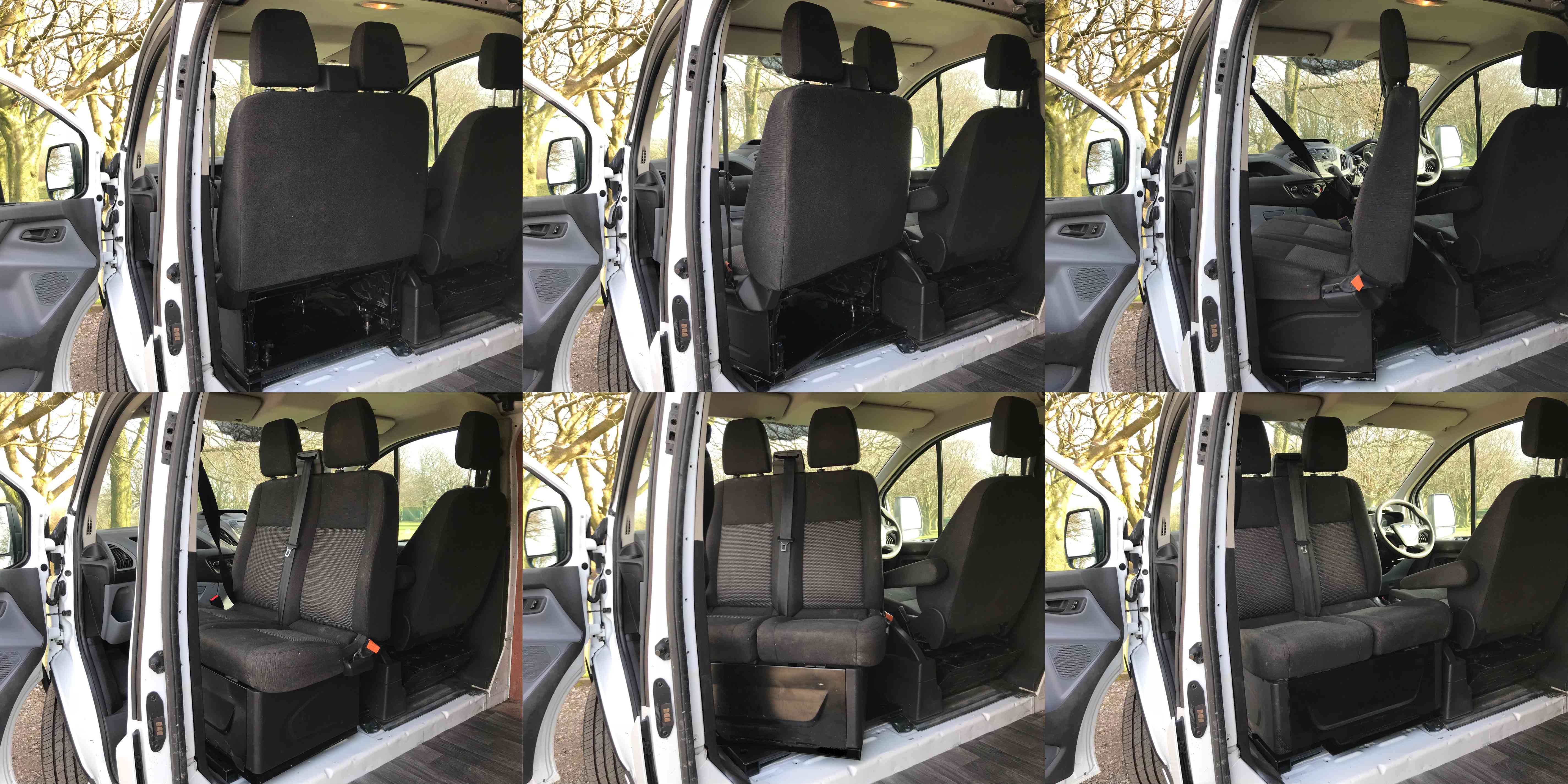 2018 ford transit seat removal
