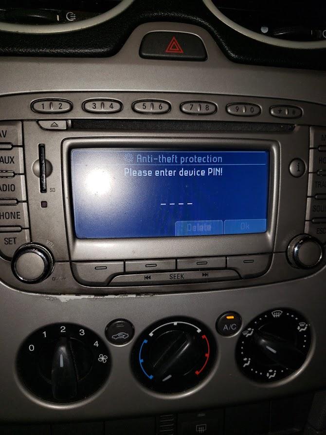 cansada Pakistán Santuario Help, lost radio PIN on Focus MK2 - Ford Focus Club - Ford Owners Club -  Ford Forums