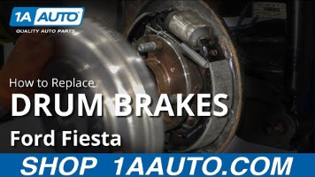 Main parts of rear drum brakes: 1 – Baking plate, 2 - Drum, 3